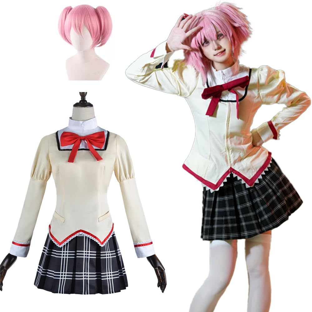

Agtop Madoka Magica Косплей Форма Puella Magi Madoka Magica Косплей Костюм Включает Канаме Акеми Томое Саяка и Кёко Сценический Костюм для Хэллоуина