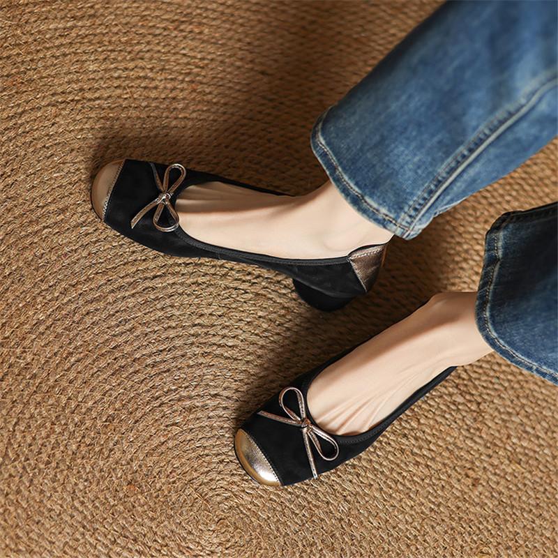 Fashion New Spring/summer Round Toe Genuine Leather Shoes for Women Fashion Leopard Print Women Pumps Women Shoes Chunky Heels Loafers