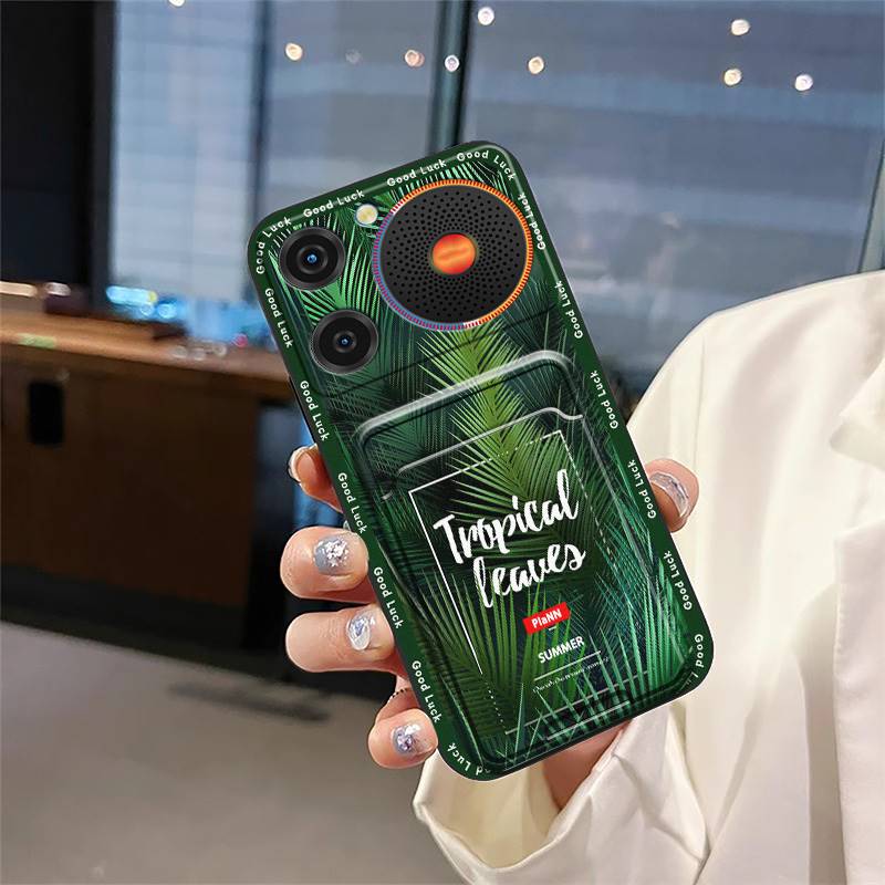 Back Cover Graffiti Phone Case For ZTE Nubia Music Anti-knock Fashion Design Cartoon Durable Card Bag Full Wrap TPU Cute