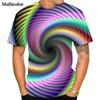 Classic Dizziness 3D Print T-Shirts Summer Casual O-Neck Top Funny Oversized Short Sleeve Men's T-shirts