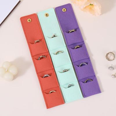 4 Bölmeli Takı Saklama Çantası Taşınabilir Mini Takı Çantası Küpe Kolye Yüzük Düzenleyici Çanta Seyahat Takı Saklama Kutusu