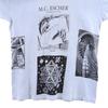 M C Escher 90s Made In USA Multi Optical Illusion Print Short Sleeve T-shirt Men's Used