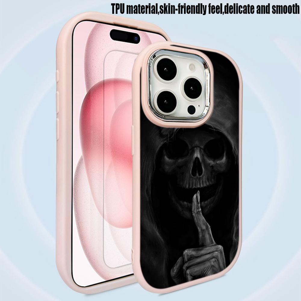 LZ13 Death Prayer Grim Reaper Skull Soft Phone Case for Samsung S24 Ultra S23 Plus A16 A54 A34 A06 Infinix Hot 40 30i Lens Protection Shockproof Cover