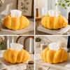 Food Themed Croissant Tissue Box Realistic Tissue Dispenser Housewarming Gift Napkin Box  Office