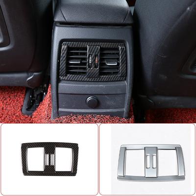ABS Chrome Rear Seat Air Condition Outlet Cover Frame Trim For BMW 1 3 4 Series GT F30 F34 316li320li 2013- Car Accessories