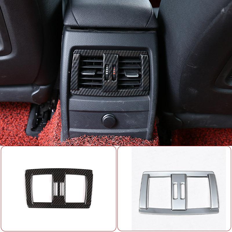 ABS Chrome Rear Seat Air Condition Outlet Cover Frame Trim For BMW 1 3 4 Series GT F30 F34 316li320li 2013- Car Accessories