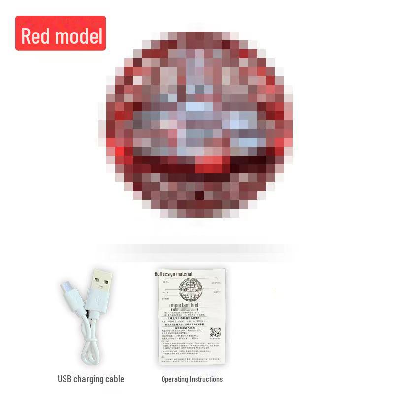 Magic Luminous UFO Spinning Ball: Flying Saucer Gyro with Induction Technology