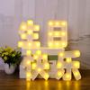 22cm LED Letter & Number Lights for Events - Perfect for Birthdays & Proposals.