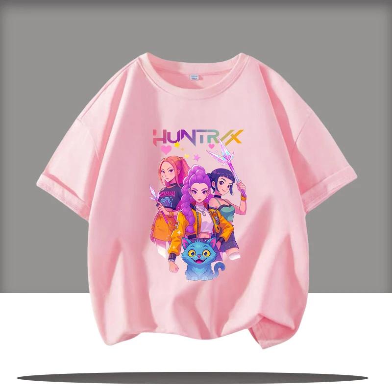 Derpy Tiger Kpop Demon Hunters Shirt for Kids Baby Girl Men Women T Shirt Cute Tiger Cartoon Clothes 2025 Hot Movie Print Soft
