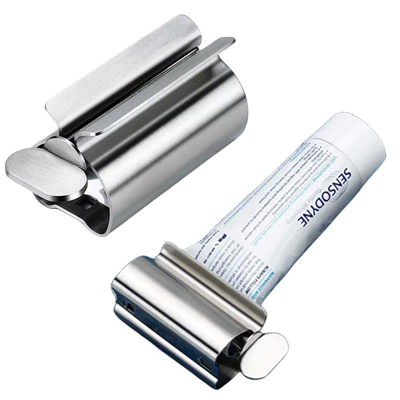 Stainless Steel Rolling Toothpaste Tube Squeezer Durable And Easy-to-use Dispenser