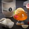 Eiswürfelform Silikon Langsam schmelzend 10,8x10,8x15cm Durchmesser 64MM Für Cocktails, Saft, Eiskaffee DIY Kugelform