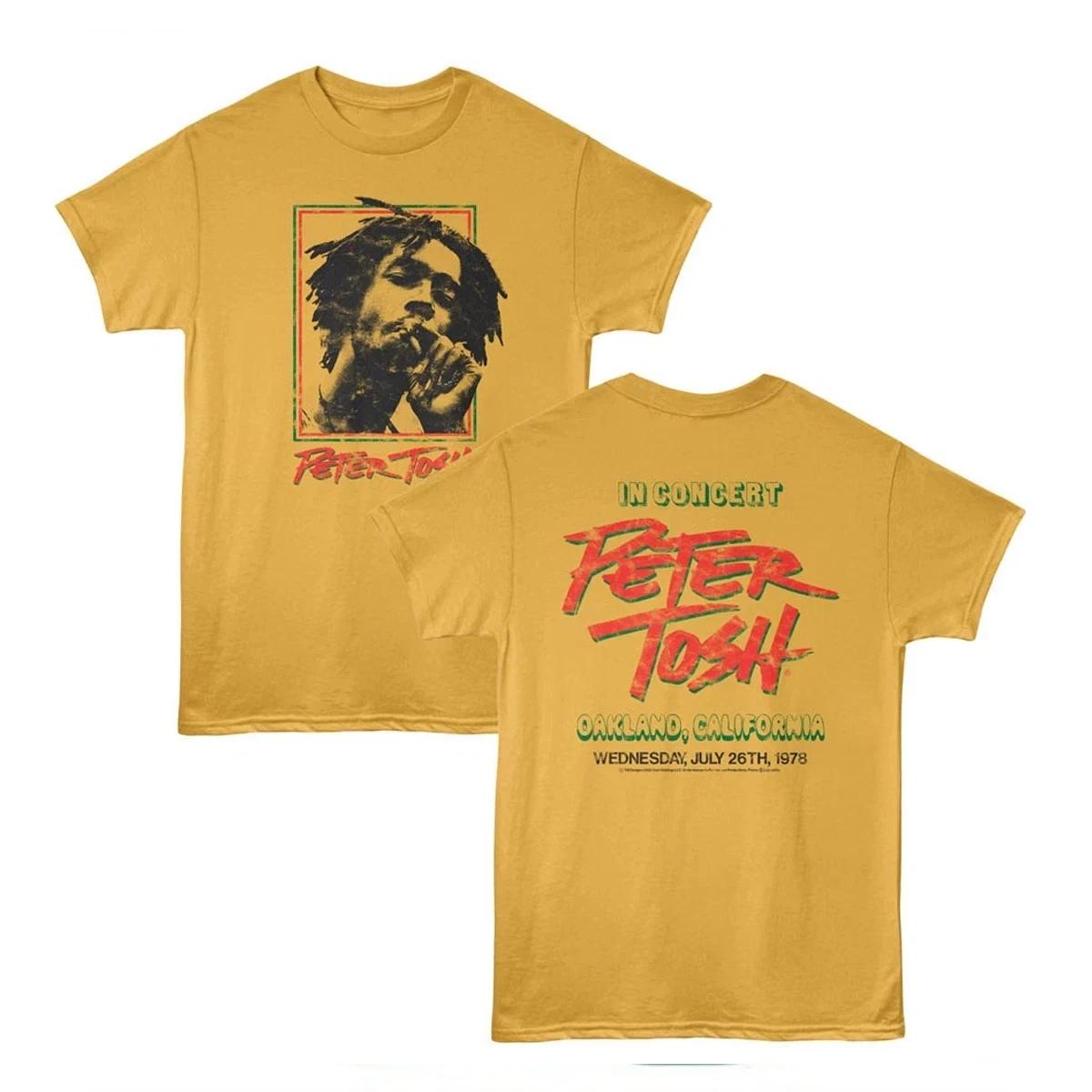 Peter Tosh In Concert Oakland CA 2 sides All sizes T-shirt L