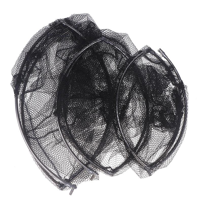 Nylon Fishing Nets Head Fishing Tackle Collapsible Detachable Handle Rhombus Mesh Hole Depth Folding Dip Net Durable Dip Net
