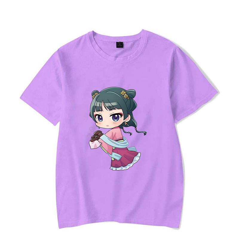 New Hot The Apothecary Diaries Maomao Print T-shirts Women Men Summer Casual T-shirts Fashion O Neck Short-sleeved T-shirts