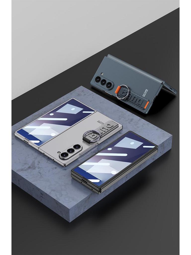 Samsung Z Fold7 Silicone Case with Elastic Wristband - Premium Foldable Phone Cover