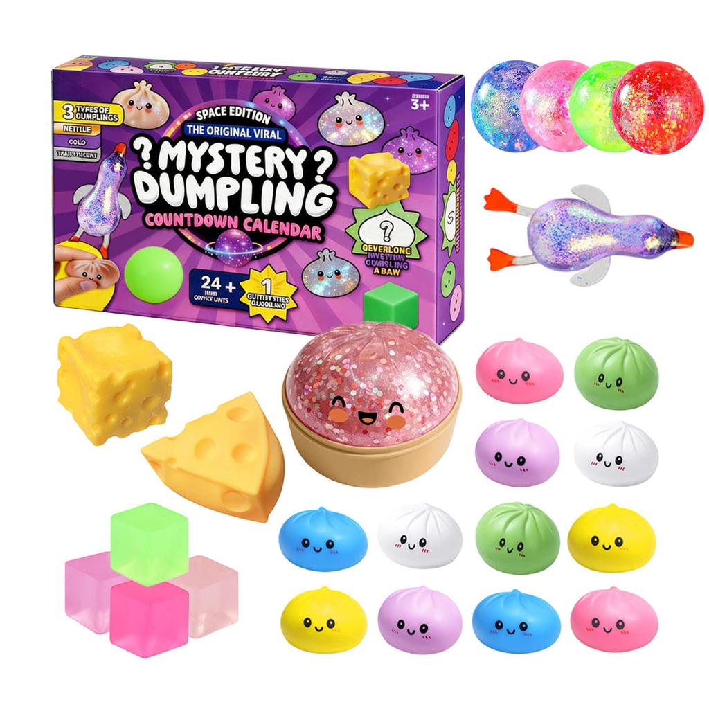 Mysteriöses Dumpling & Dampfbrötchen Spielzeug - Tageszählkalender