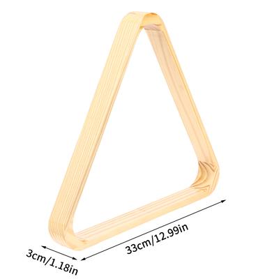 Sport Holz Billardkugelständer Billardkugeln Rahmen Tischplatte Stativ Spielebälle Halter Dreieckständer Queue Pool Organizer