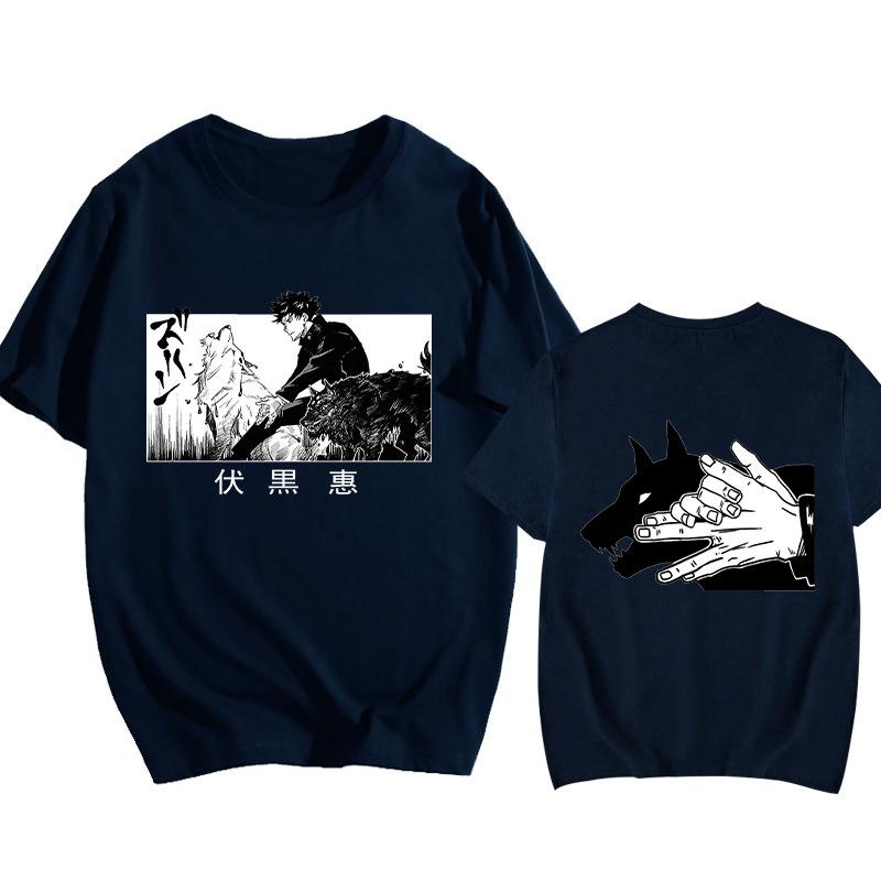 Gojo Satoru Jujutsu Kaisen Anime Trend T-Shirt Cotton Graphic Tee Unisex Unisex Summer Streetwear