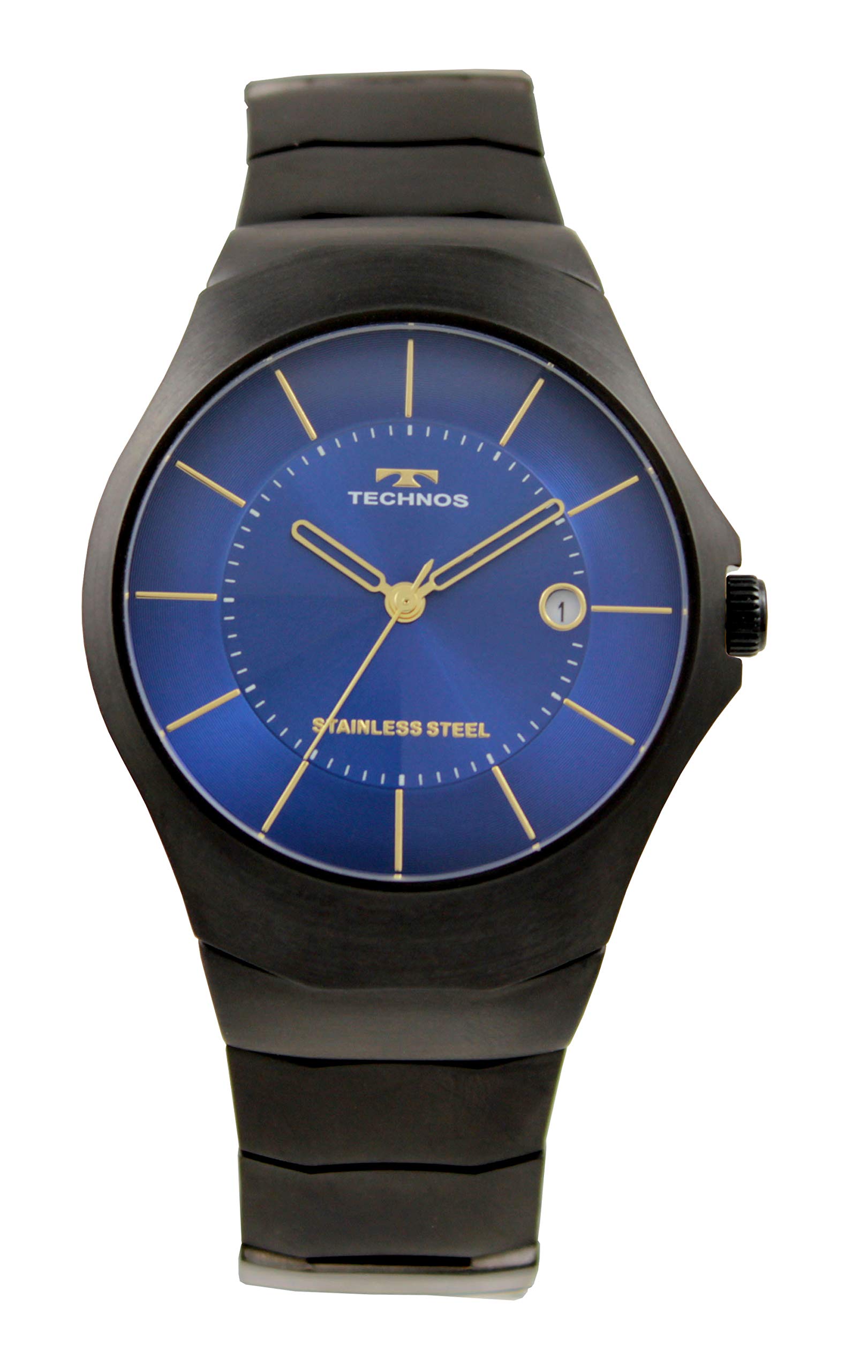 

Часы с датой T9687BN Black [Technos] Мужские