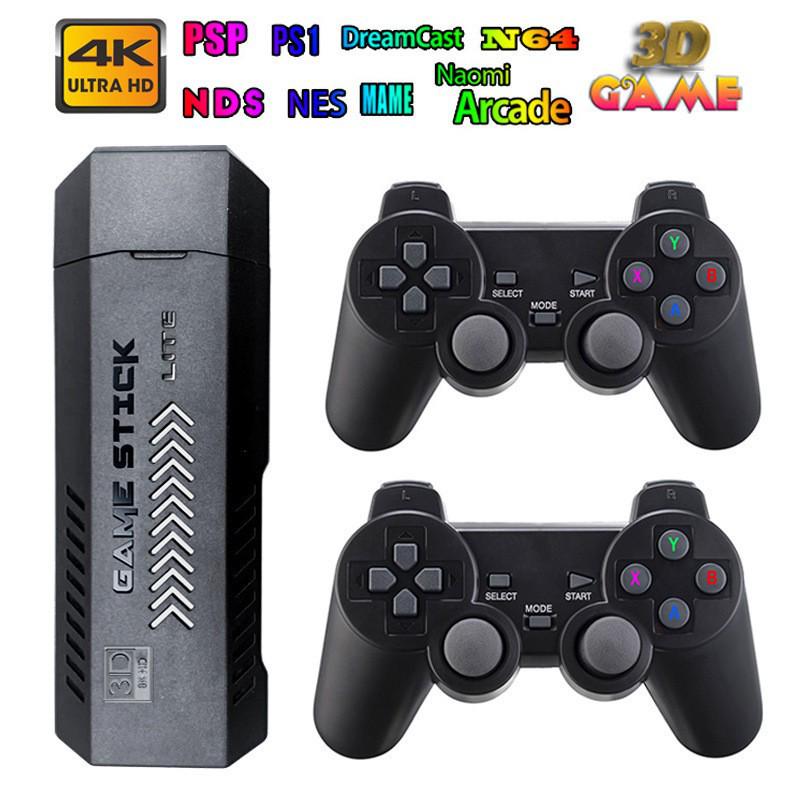 Cross X2 HD 4K Retro Game Console: Wireless, Dual-Player, Nostalgic Home TV Arcade System.