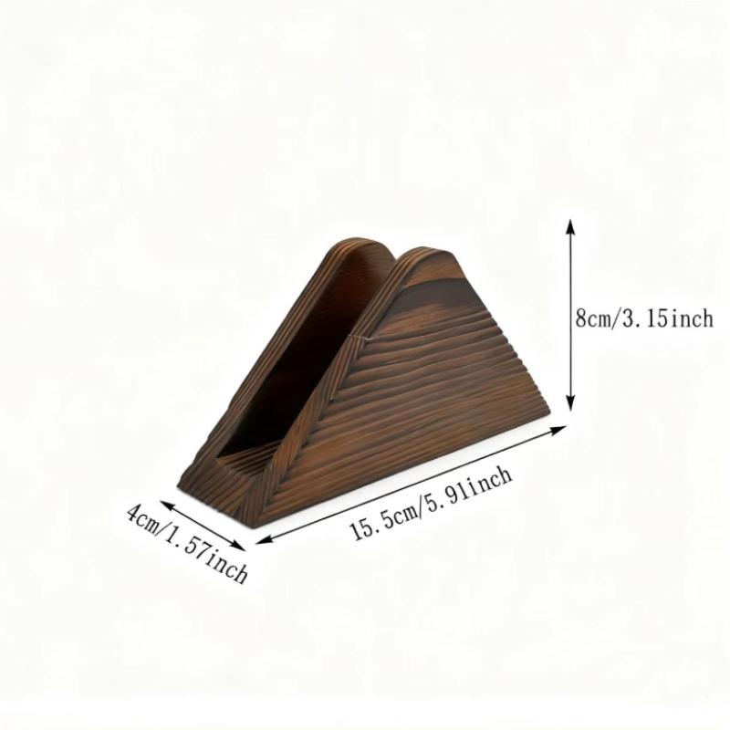 Eleganter Holz-Taschentuchhalter Dekorativer Platzsparender Holz-Taschentuchspender Multifunktional Rutschfester Boden