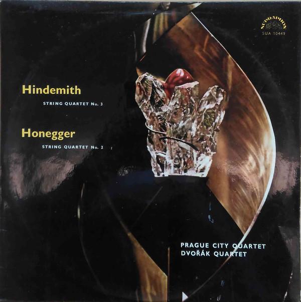 

LP Record HINDEMITH HONEGGER PRAGUE CITY QU String Quartet No. 3 String Quart VM2382 SUPRAPHON Czech Repu Classical Used