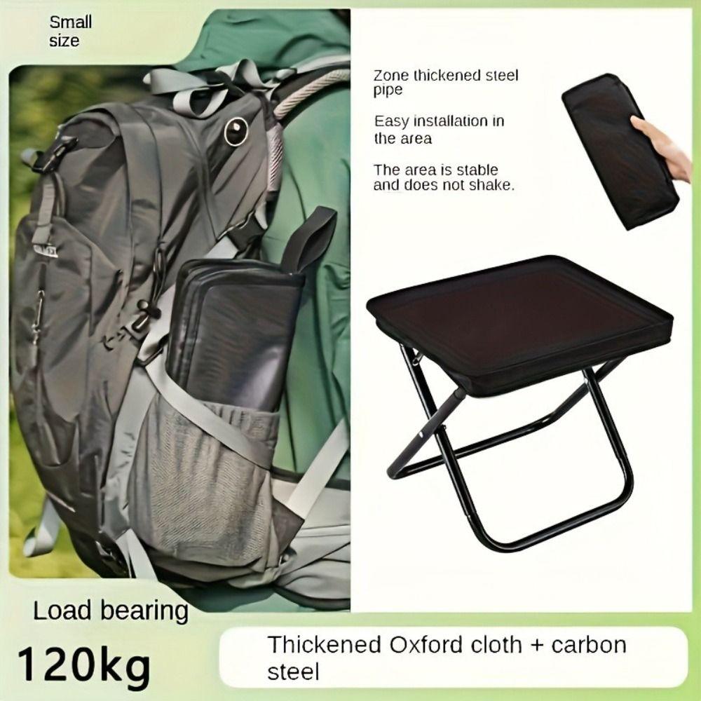 Multifunctional Camping Stool Ultra Light Backpack Stool Outdoor Chair Picnic Hiking Travel