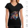 The Legendary Pirate TigerKing Of The Wild Oceans T Shirt Cotton Men Women DIY Print Pirate Tiger Animal Art Colorful