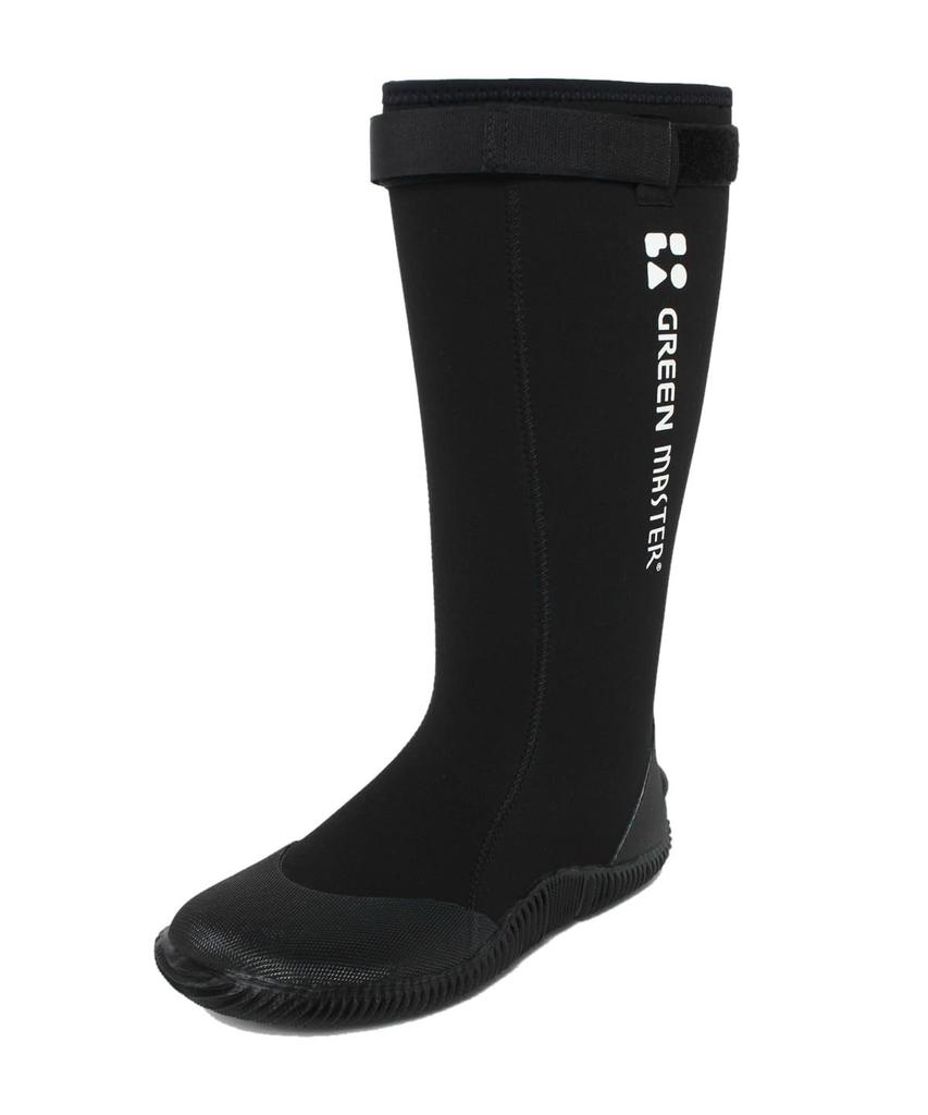 Foldable Rain Green Master Medium [Atom] [Green Master] Boots, Men's, GRMS-1, Black, 23-24cm