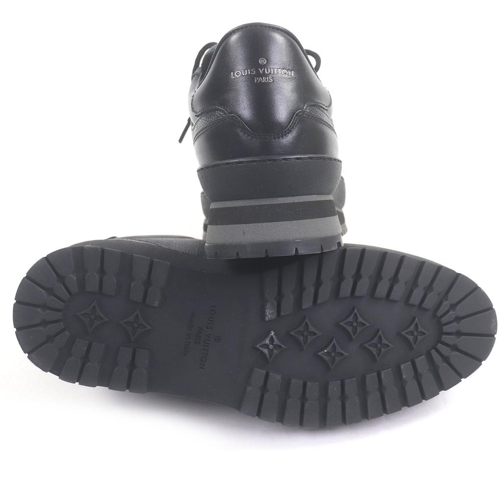 Ausgezeichnete LOUIS VUITTON Low-Cut-Sneaker Harlem-Linie Richelieu Damier Gebraucht