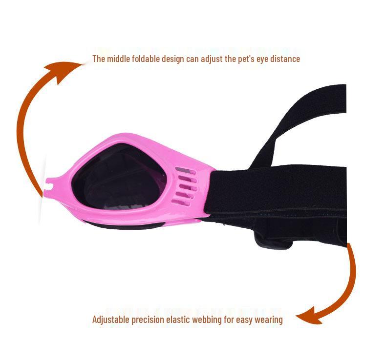 Foldable Windproof & Sunproof Dog Sunglasses - Protective Pet Accessories In Six Colors