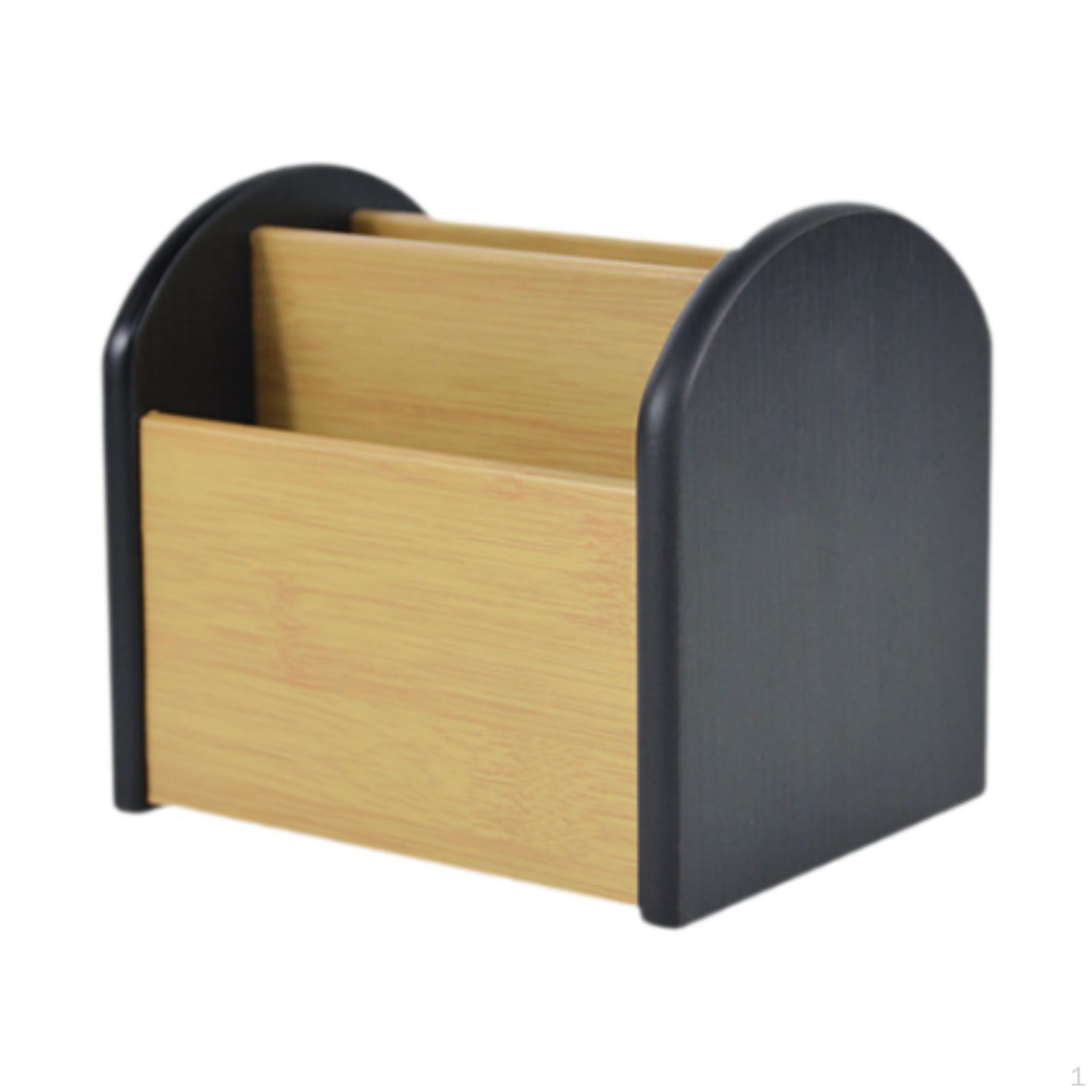 

Настольный органайзер с держателем пульта дистанционного управления, сортировщиком косметики и ящиком для хранения для комода