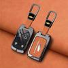 Funda de piel de aleación de zinc para llave de coche plegable, llavero para Chevrolet Cruze Aveo 2020-2024 BOLT Tracker Malibu Onix Cobalt Captiva Spark