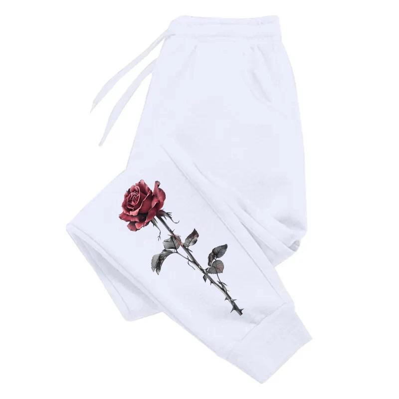 Fashion Womens Sweatpants Printing Casual Tracksuit Trousers Daily Sports Jogging Pants Versatile Street Pants Summer