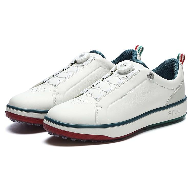 Fila GF 1911 Trainer Casual Comfortable Shock Absorbing Durable Low Top Golf Shoes Men Sneaker Gray Silver A12M311707FVS