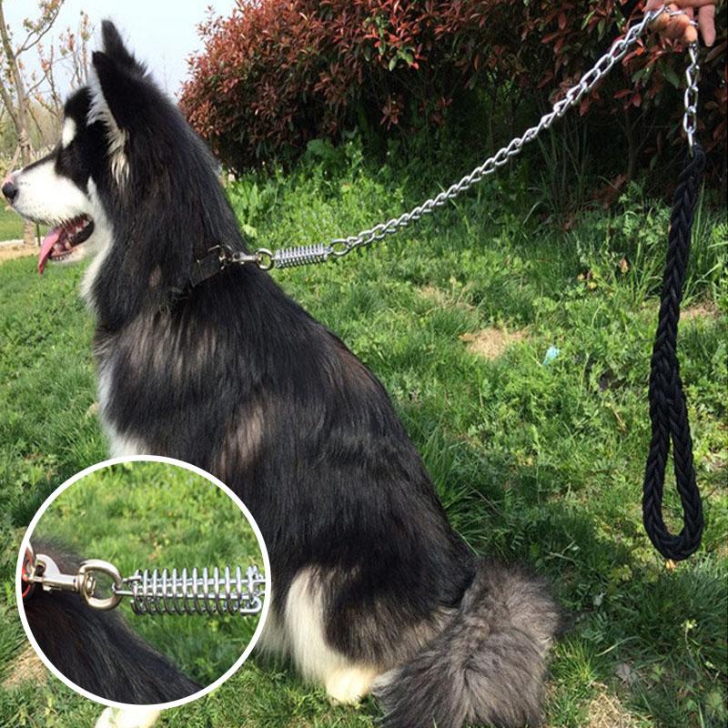 Large Dog Leash Nylon Braided Traction Rope Pet Walking Thick Hand Rope For Large Dogs Dog Training Leash Hound Dogs Accessories