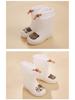Feng Qing Fan Kids' Waterproof Rain Boots with Non-slip Sole and Elastic Cuff - Cartoon Design for Toddlers