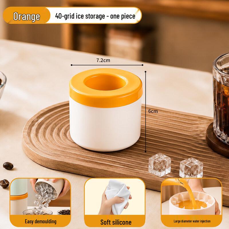 ZISIZ Silicone Ice Cube Mold Tray