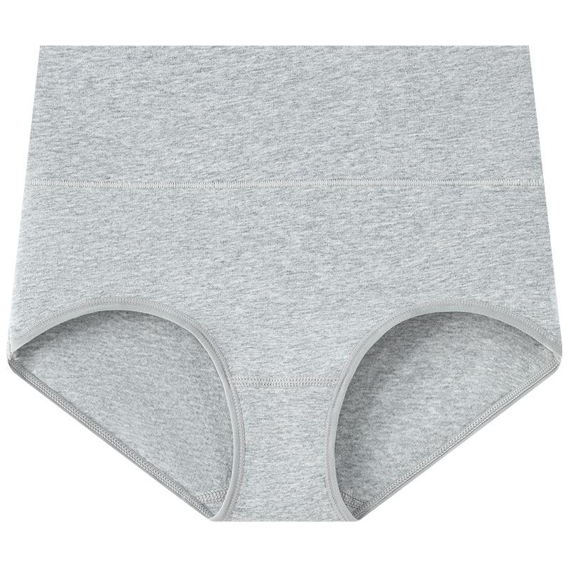 Pure Cotton Women Panties P lus Size Briefs High Waist Underwear Ladies Comfy Underpants