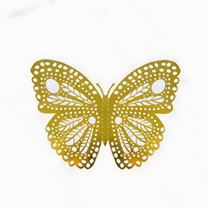 12Pcs/set 3D Hollow Butterfly Wall Sticker for Home Decoration DIY Wall Stickers Modern Wall Art Living Room Decoration