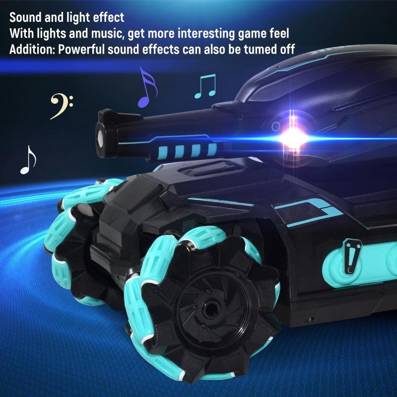 Remote Control Tank Water Bomb Tank Electric Gesture Remote Control Water Bomb Tank Car Multiplayer Children's toyAA