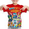 Kids T-shirt SuperThings Legends Printed T-Shirt Summer Short Sleeve Boys Clothes Casual O-neck Tee Children Clothing Girls Tops