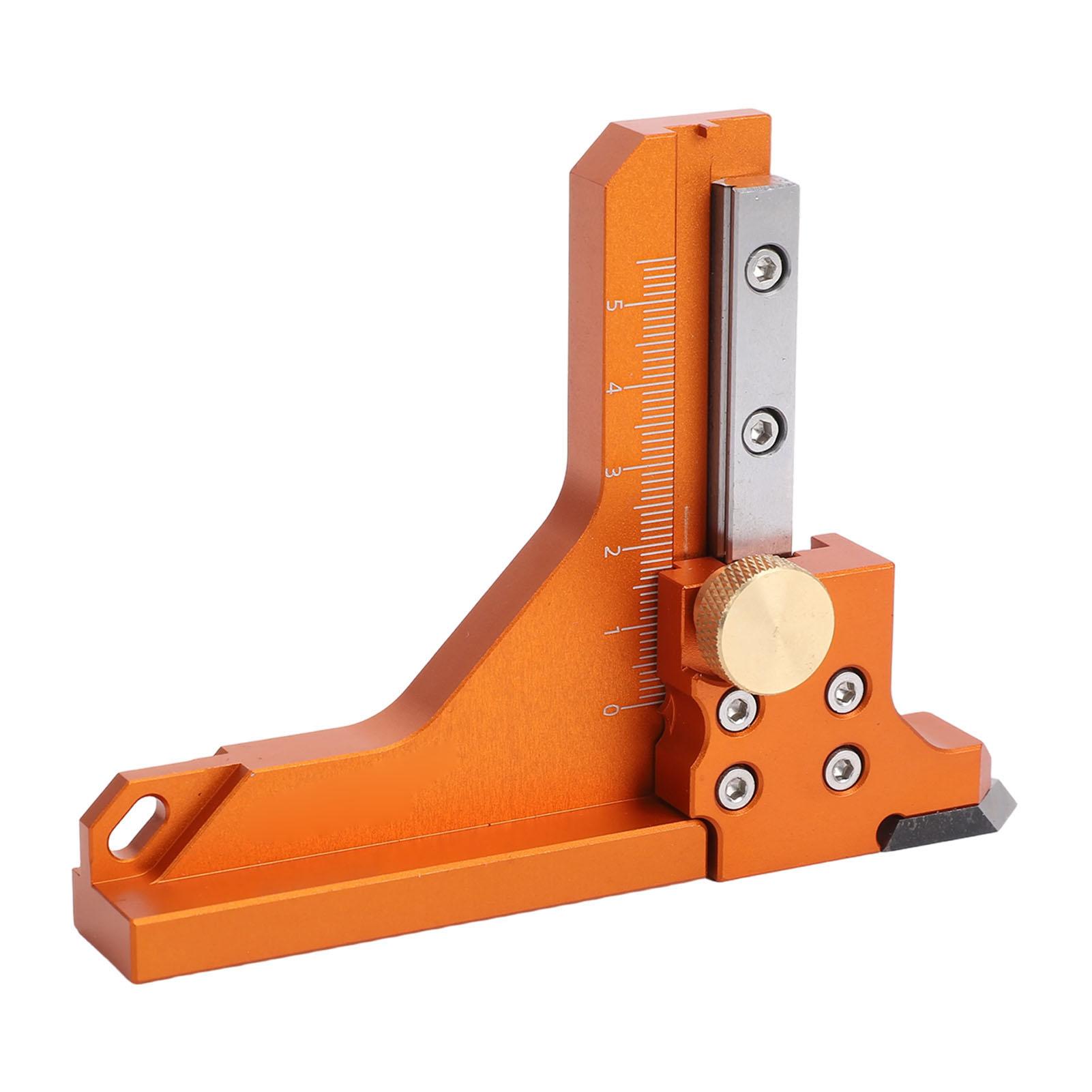 

Height Depth Gauge Dual Scale Woodworking Tool Measuring Ruler for Saw Table 0 50mm Range