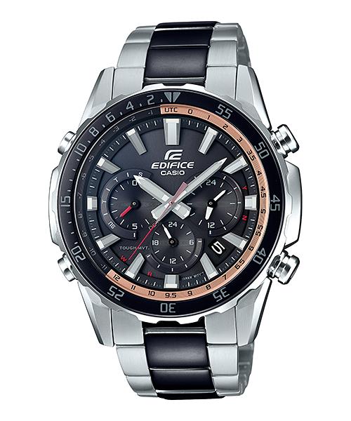 

Casio Men s Stainless Steel 100M Water Resistant Analog Quartz Watch EQW-T670SBK-1A чёрный