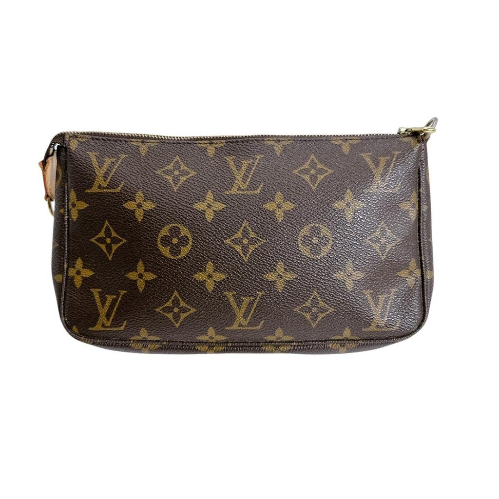 LOUIS VUITTON Monogram Strap replacement, crossbody wear possible Pouch M51980 Used