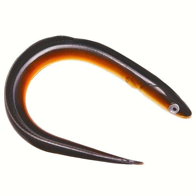 1pc 11.81inch Extra Long Electric Eel Soft Bait Eel Fake Bait Eel Loach Simulation Mimic Bait Lua Bait, Silicone, for Sea Fishing, Boat Fishing