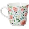 NARUMI Anna Emilia Floral Perfect for or any other and Gift boxed and Product Mug, 340cc, "Thank You" Print, Cute, Large, Weddings, Mother's Day,
