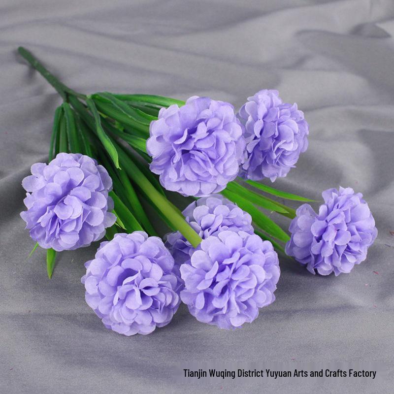 

Букет из 7 голов кристальной вышивки Осенняя хризантема и трава - Декор для дома и сада