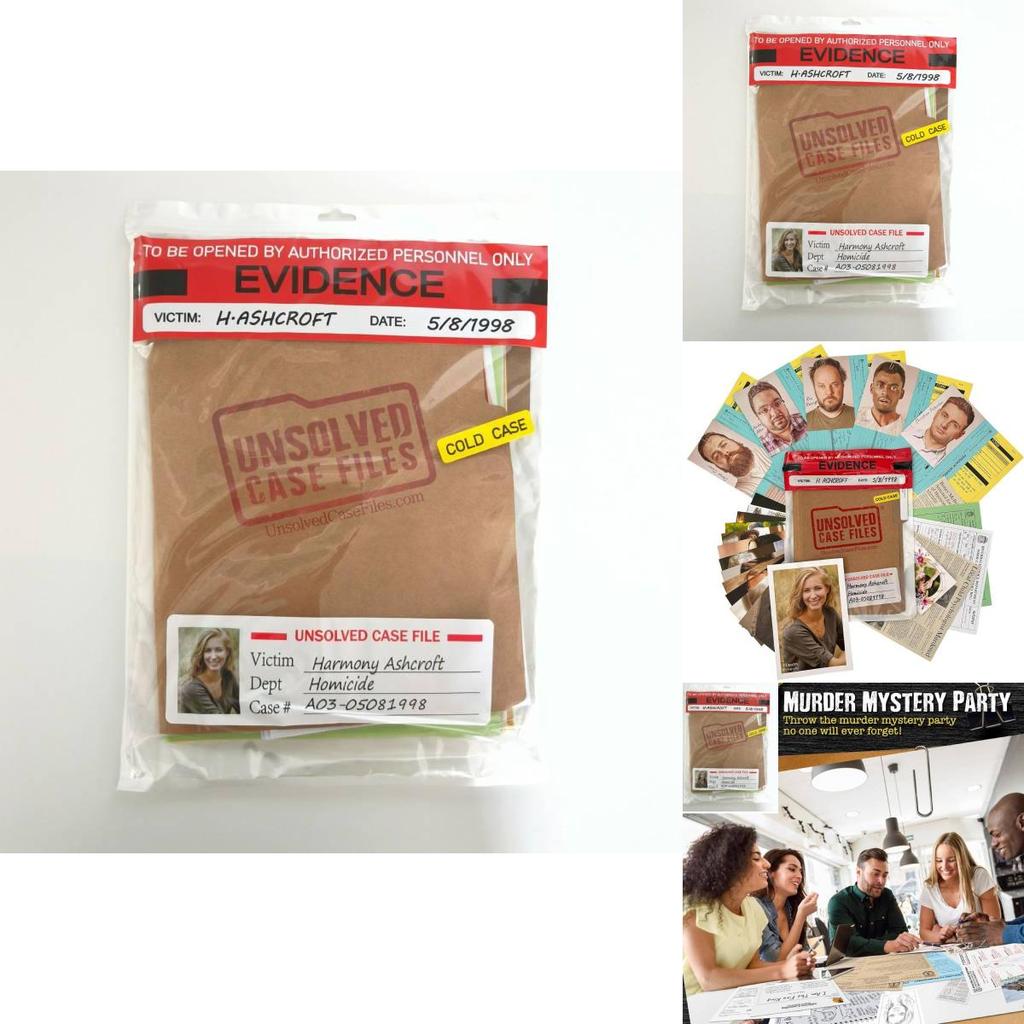 Unsolved Case Files Harmony Ashcroft Card Game With Interactive Play For Family Fun And Brain Development