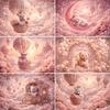 Pink Teddy Bear Photography Backdrop Sweet Dreamy Birthday Party Decoration Background Baby Shower Photo Booth Banner Supplies